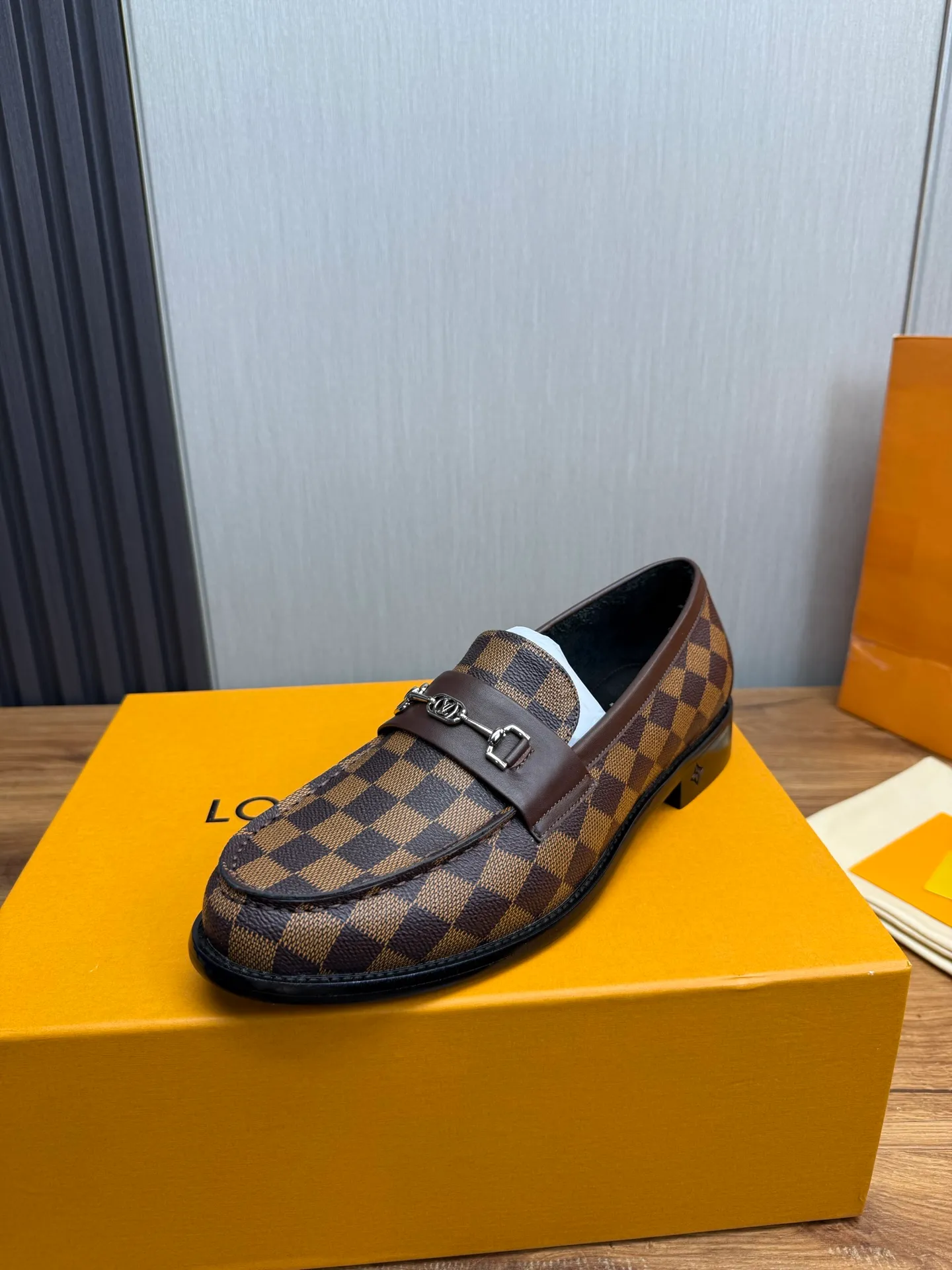 Factory 660💰 LV. Men's business casual leather shoes, all made of imported original brand leather, just to create a more comfortable wearing experience, original non-slip and wear-resistant outsole ✔️16-45 (38.45 non-returnable)